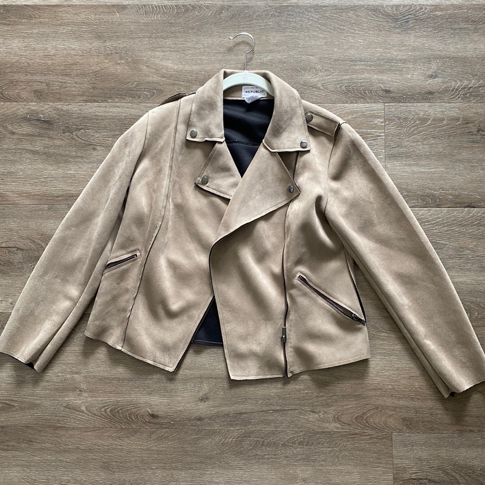 For the Republic Medium Tan jacket